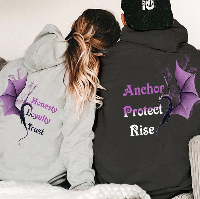 Honesty, Loyalty And Trust Hoodie Gifts For Couple Lover Matching