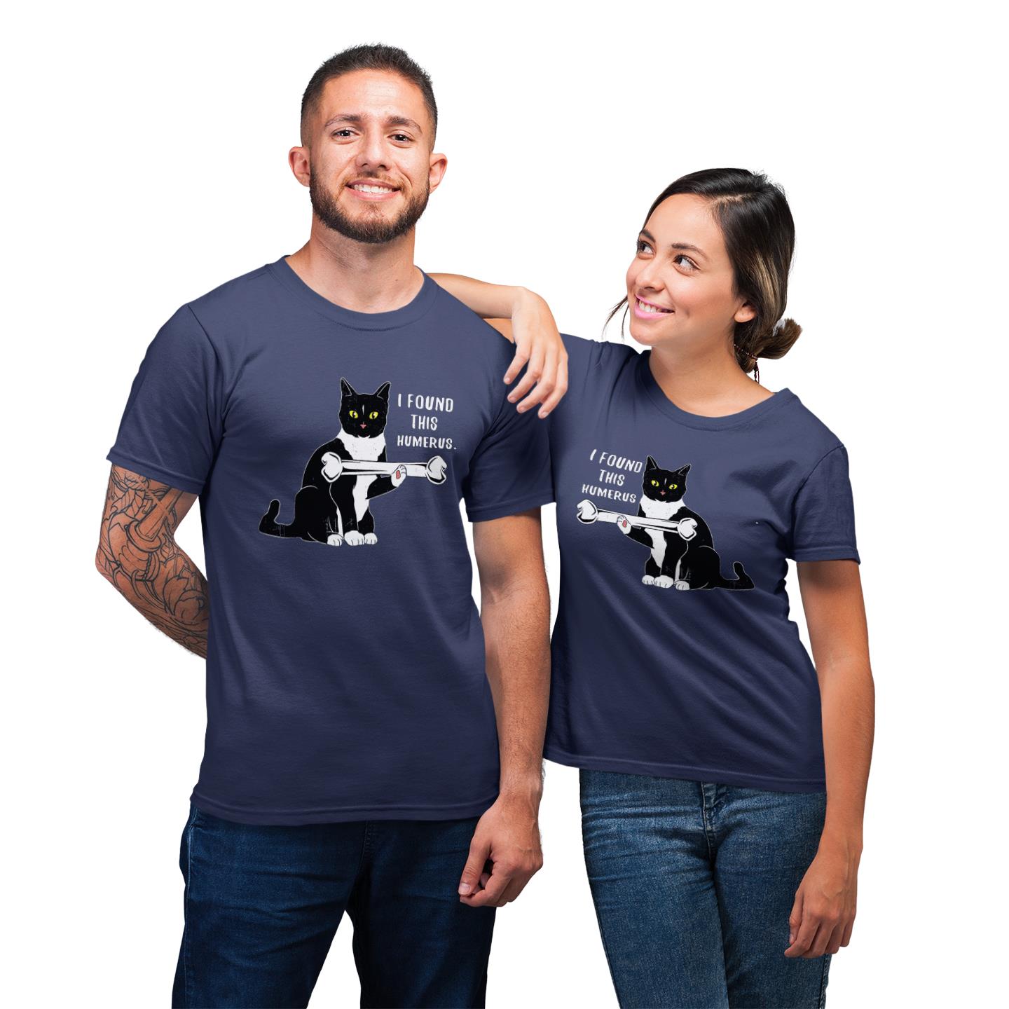 I Found This Humerous Cat Or Kittens Pun T-Shirt For Couple Lover Matching T-shirt