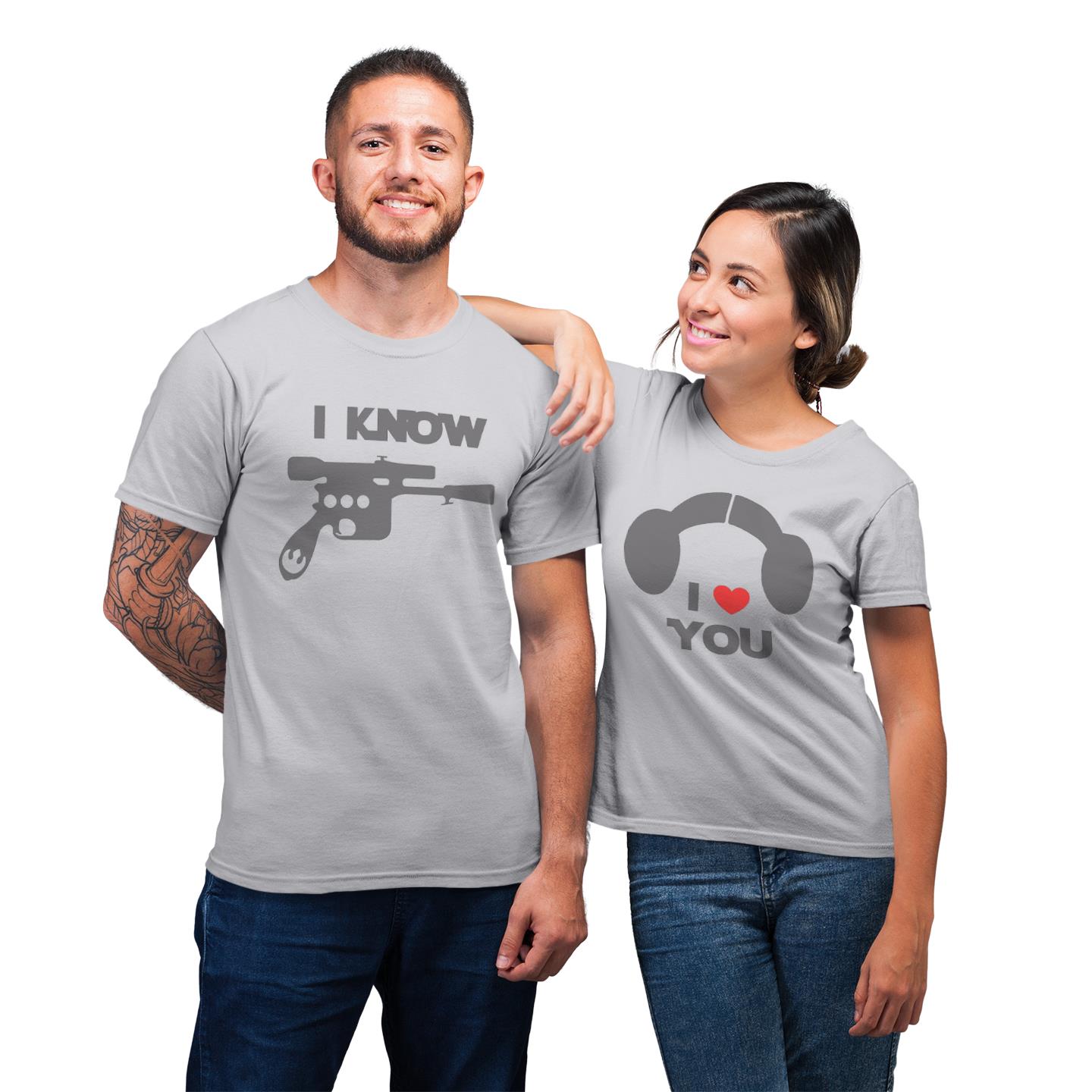 I Love You I Know Couple Matching His And Hers Gift T-Shirt