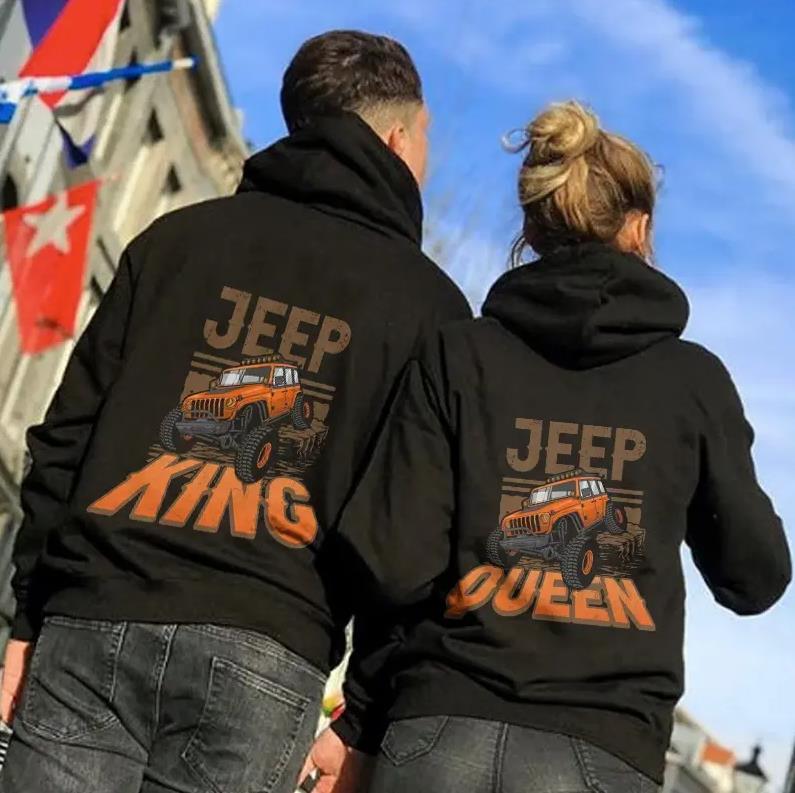 Jeep King & Jeep Queen Gifts For Couple Lover Matching