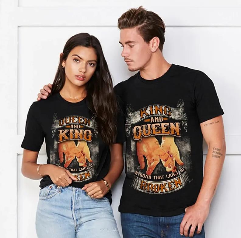 King And Queen & Queen And King, Couples T-Shirts  For Lovers