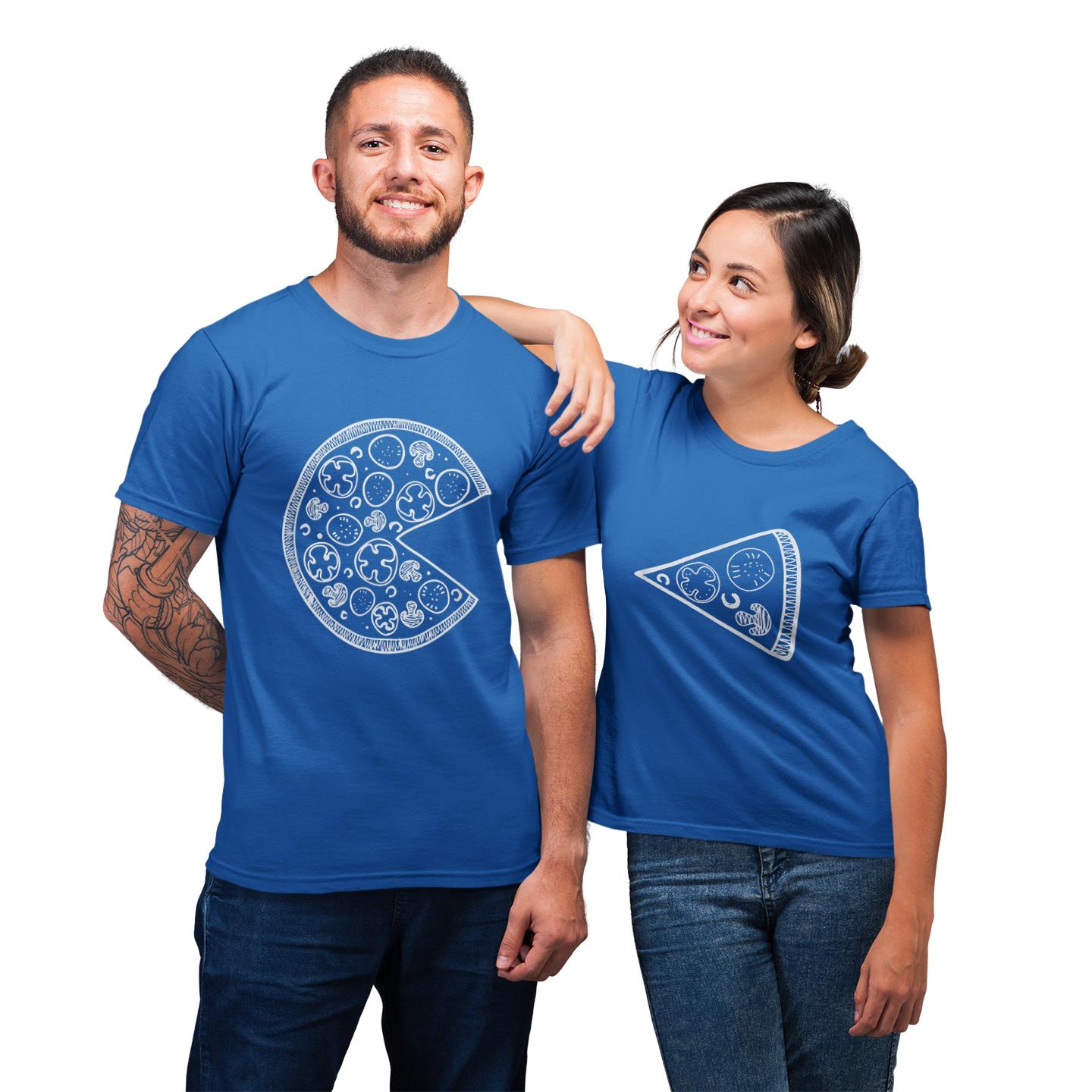 Matching Couple For Pizza Lovers Valentines Gift T-Shirt