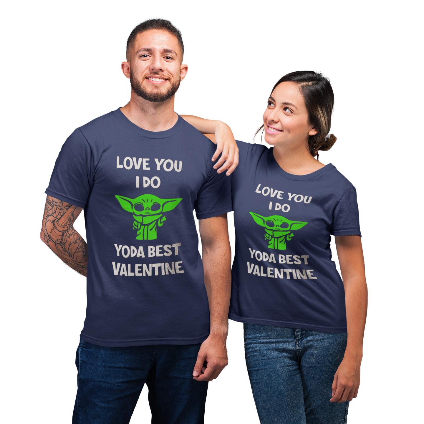 Matching For Couple Love You I Do Yo Da Best Valentines Gift Funny Present T-shirt