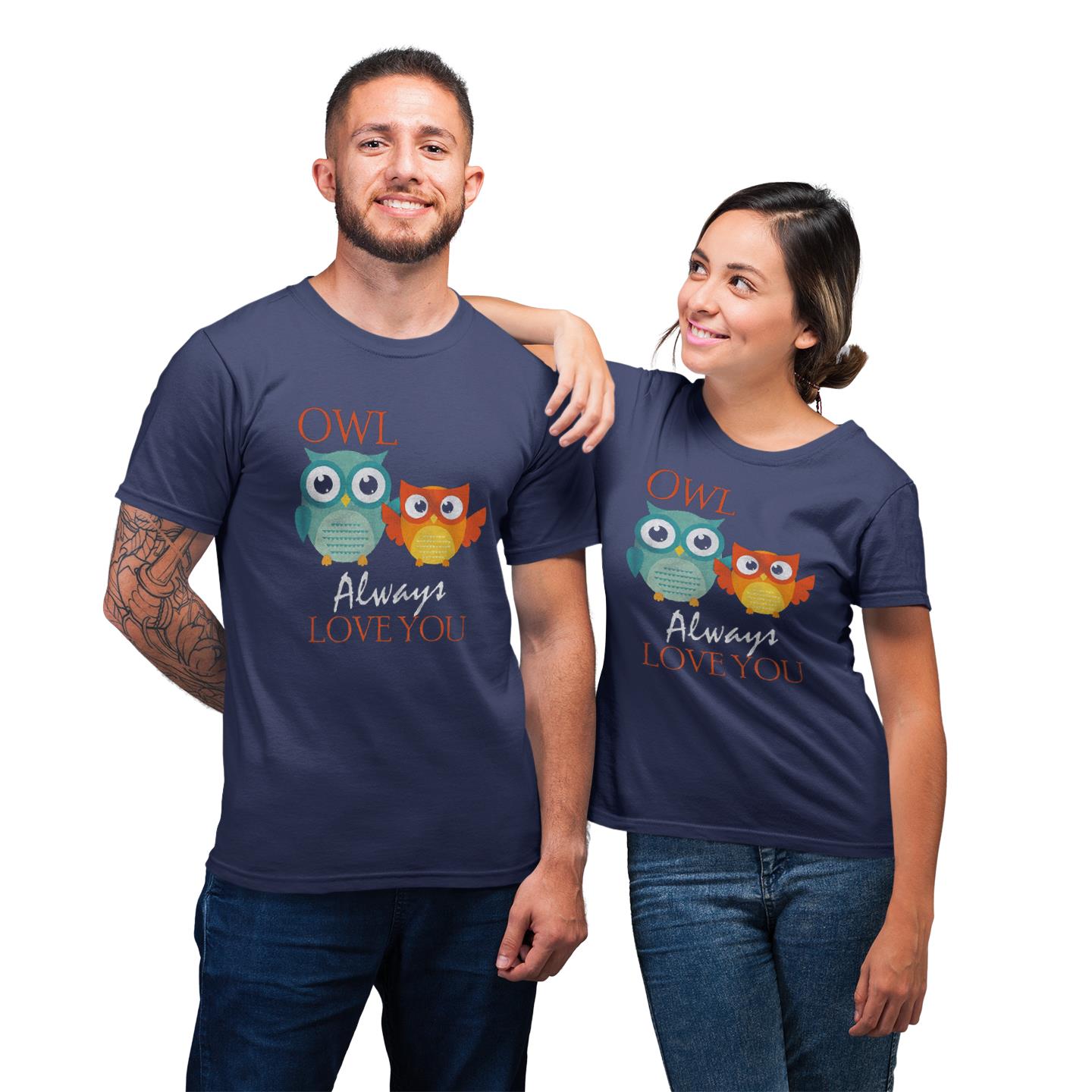Owl Always Love You Shirt For Couples Lover Matching T-shirt
