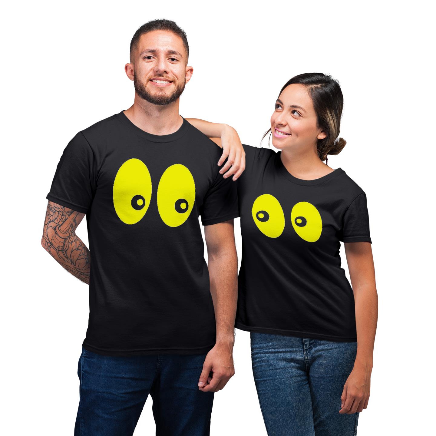 Pair Of Eyes Funny Gift Matching For Couple Lover Gift T-shirt