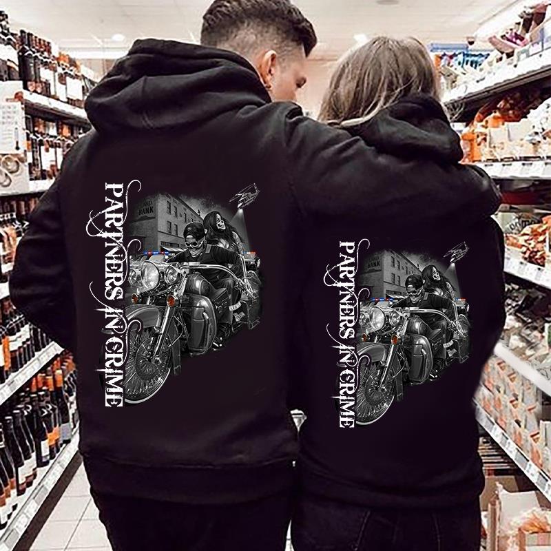 Partners In Crime Hoodie For Matching Couple