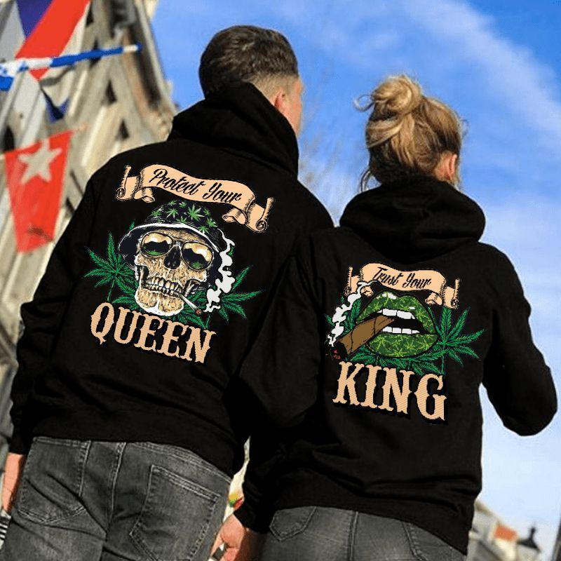 Protect Your Queen Trust Your King Hoodie For Matching Couple