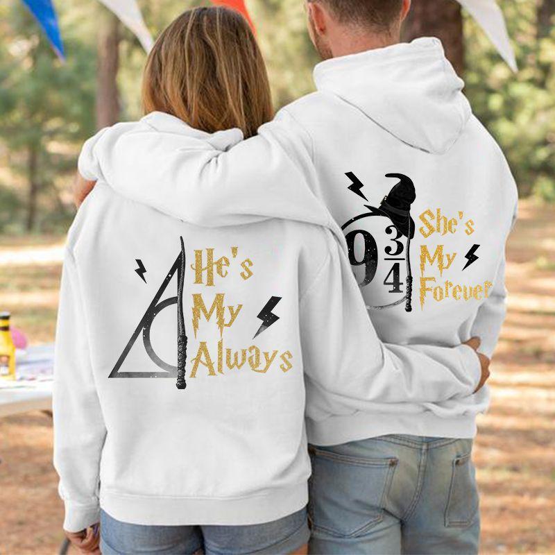She?s My Forever He?s My Always Couples Hoodie