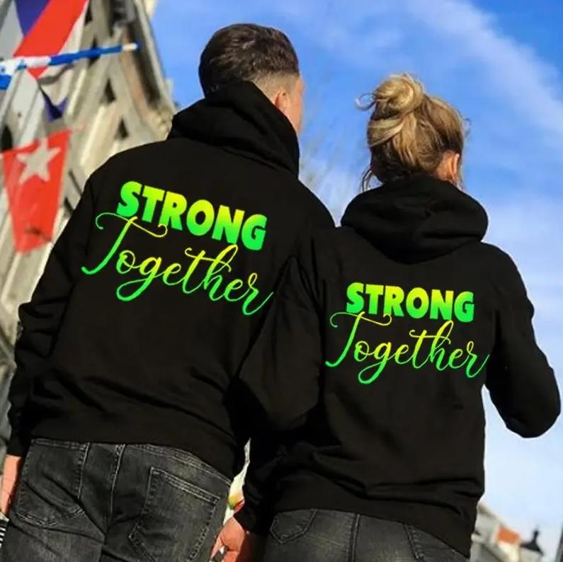 Strong Together Hoodie Gifts For Matching Couples
