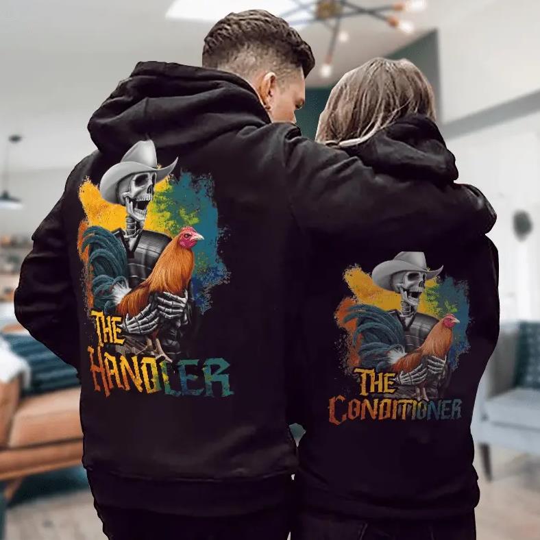 The Handler & The Conoitoner Hoodie Gifts For Couple Lover Matching