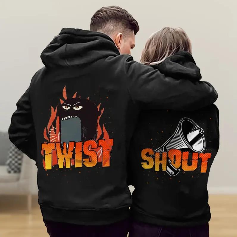 Twist & Shout Kangaroo PocHoodie Gifts For Couple Lover Matching