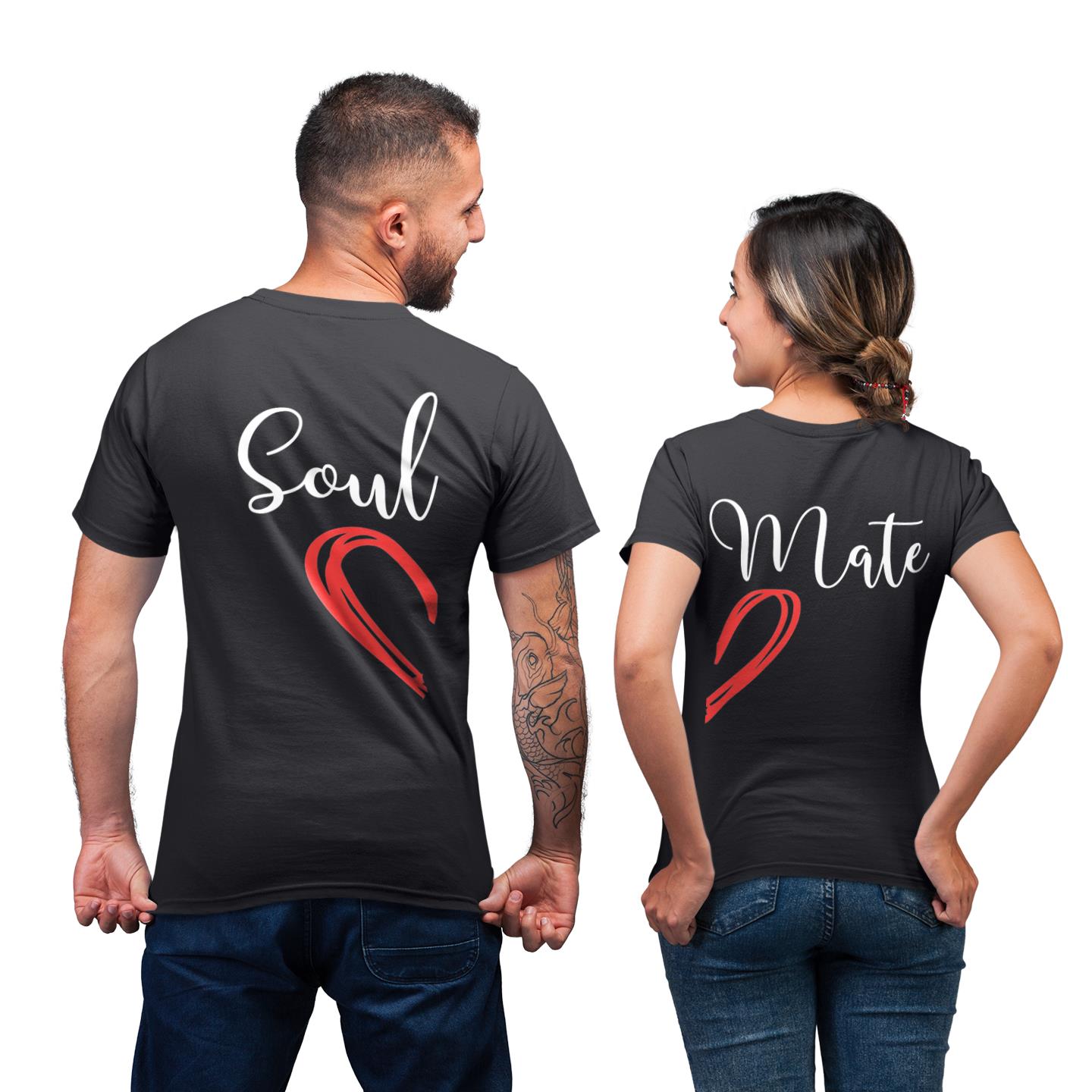 Valentine?s Day Soul Mate Matching Couple Funny Gift T- Shirt