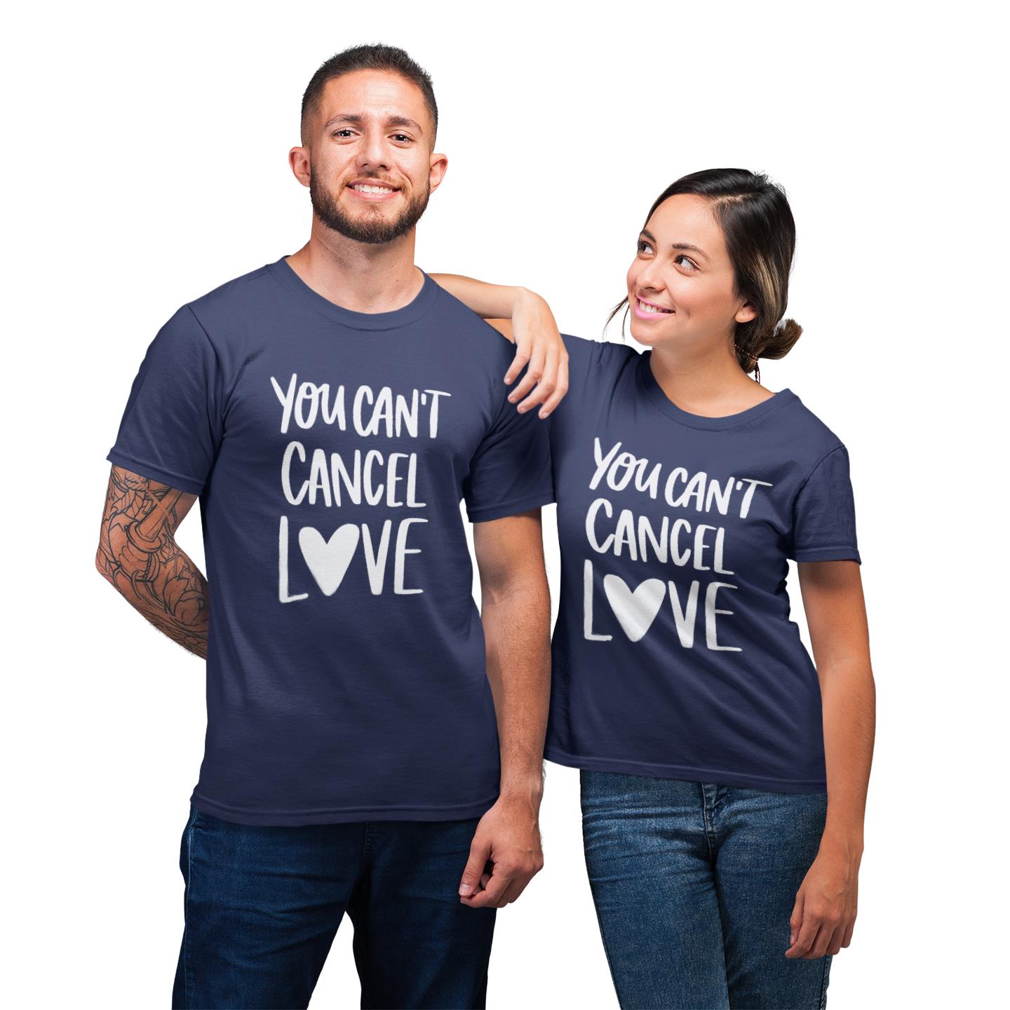 You Can?t Cancel Love Shirt For Couple Lover His And Her Matching T-shirt