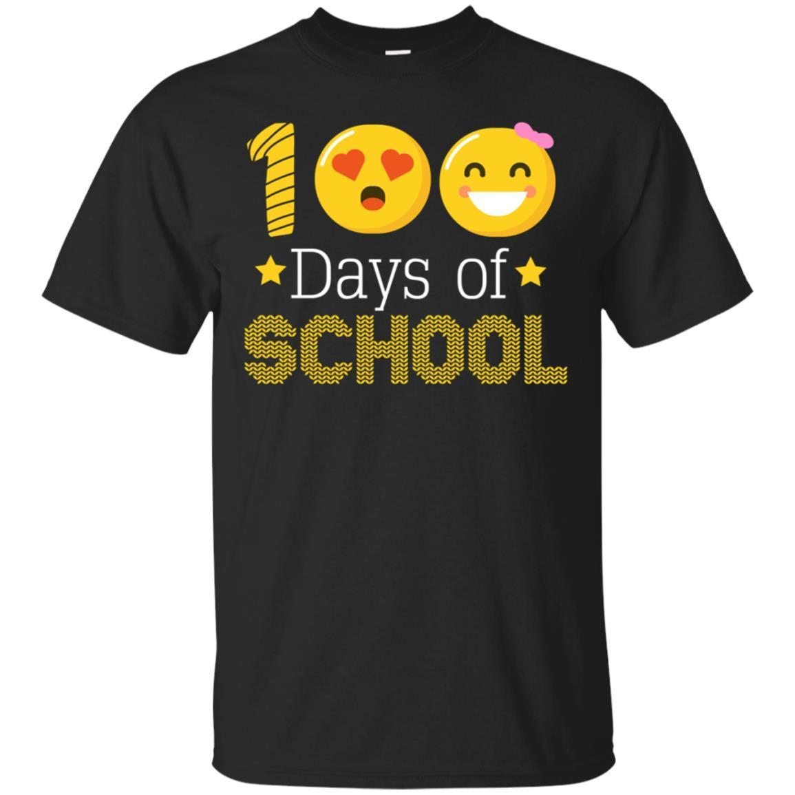 100 Days Of School Shirt ' Emoji Shirt