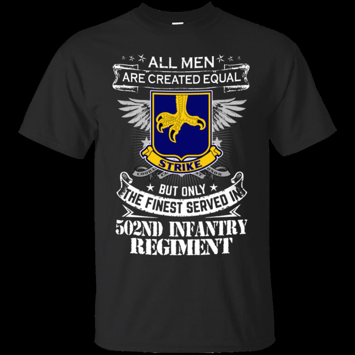 502nd Infantry Regiment Men Shirts Only The Finest Served