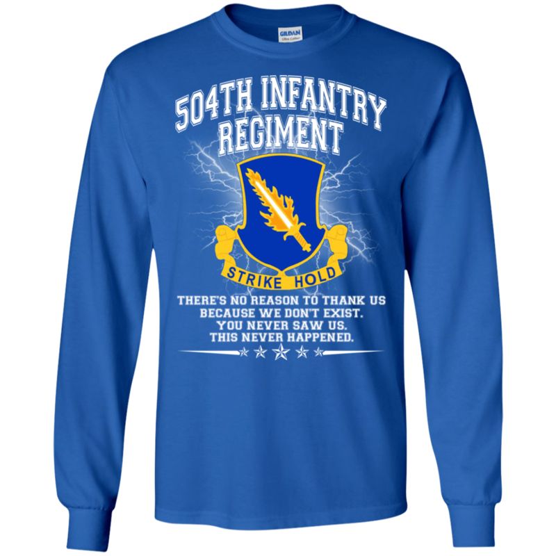 504th Infantry Regiment Shirts There?s No Reason To Thank Us 3 