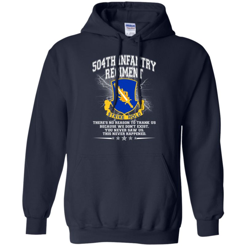 504th Infantry Regiment Shirts There?s No Reason To Thank Us 4 