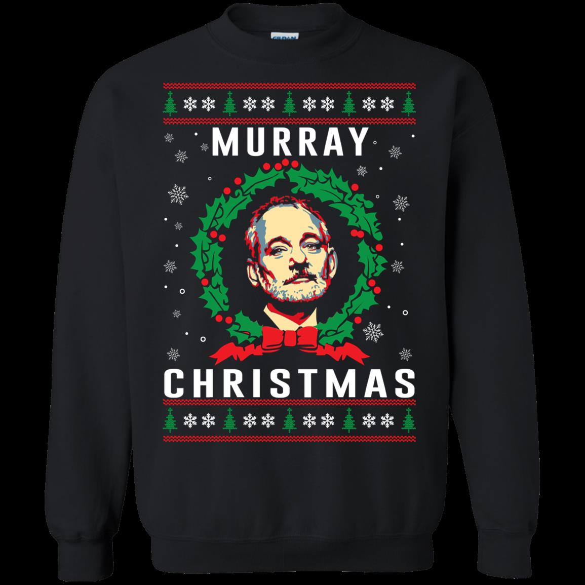 A Very Murray Christmas Ugly Christmas Sweater Murray Christmas T Shirt Hoodies Sweatshirt