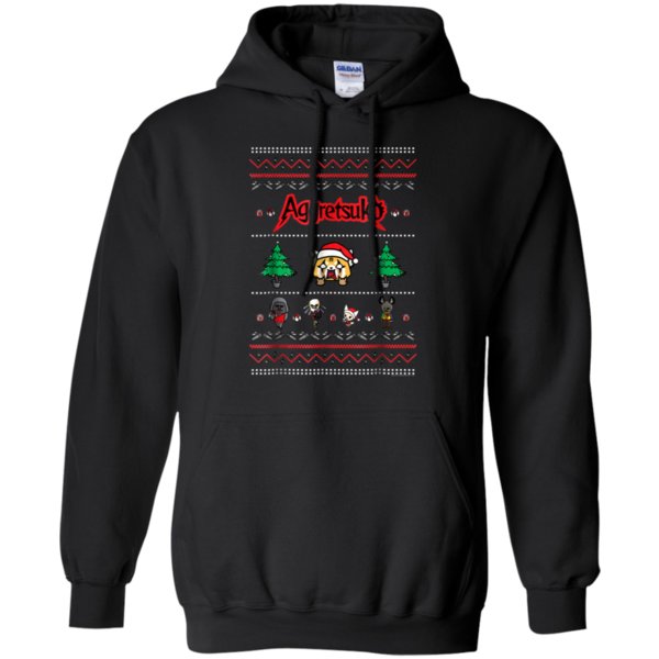 Aggretsuko Ugly Christmas Sweater Rage Tee Hoodie