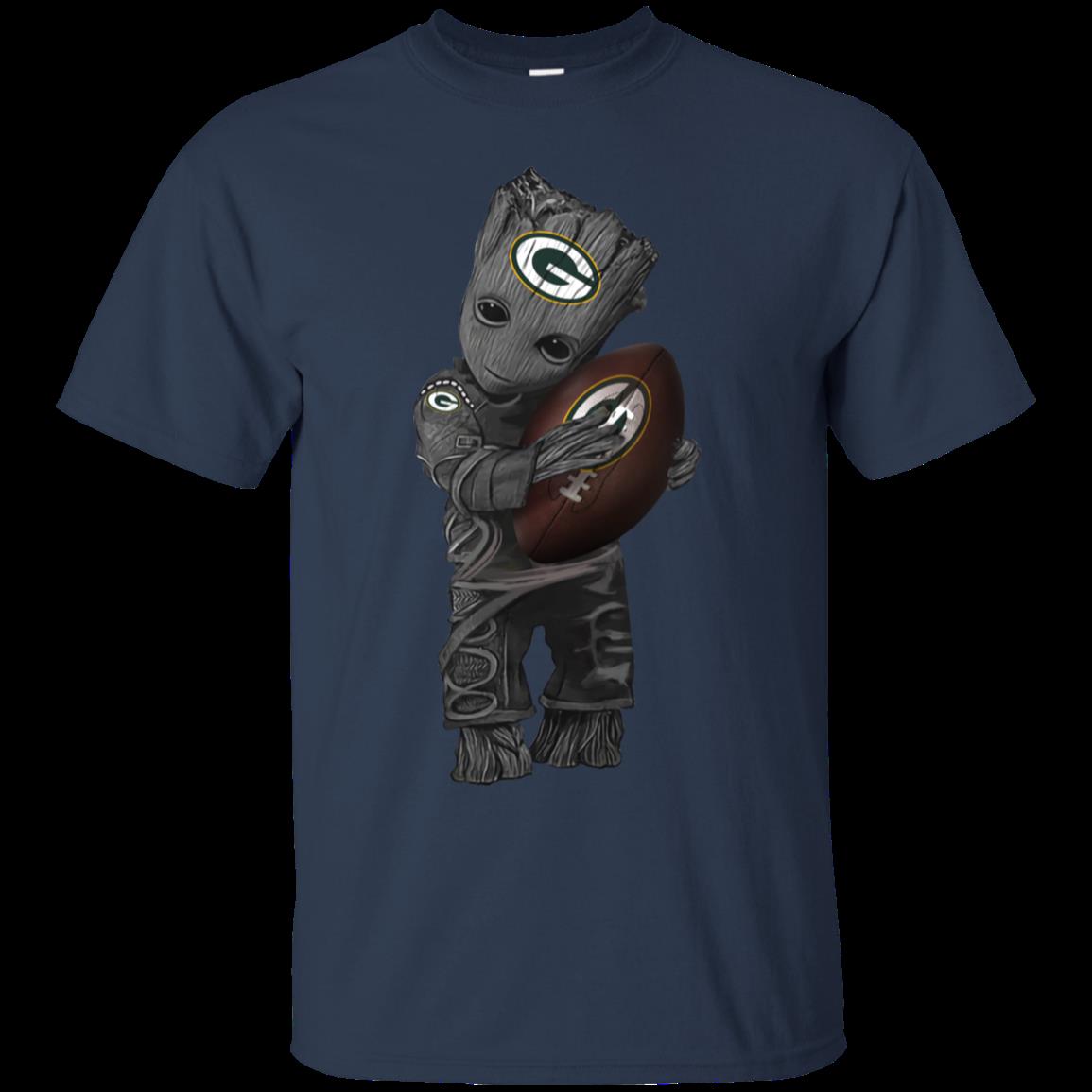 Baby Groot Green Bay Packers Shirt