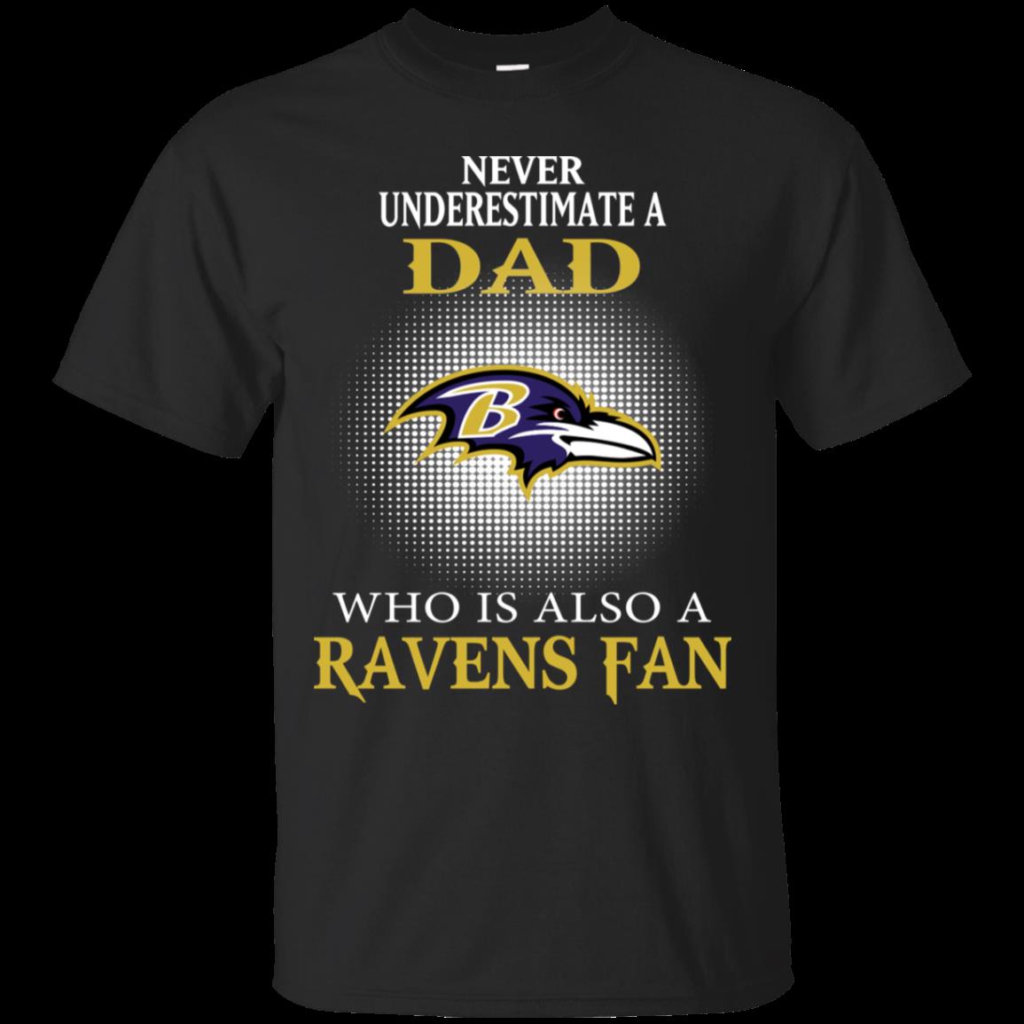 Baltimore Ravens Fan Dad T Shirt Hoodies Sweatshirt