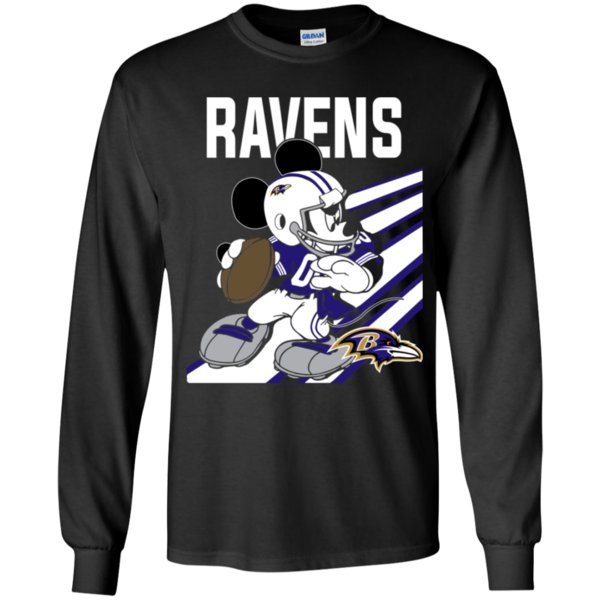 NFL Baltimore Ravens Boys' Black/Gray Long Sleeve Hooded Sweatshirt - XS