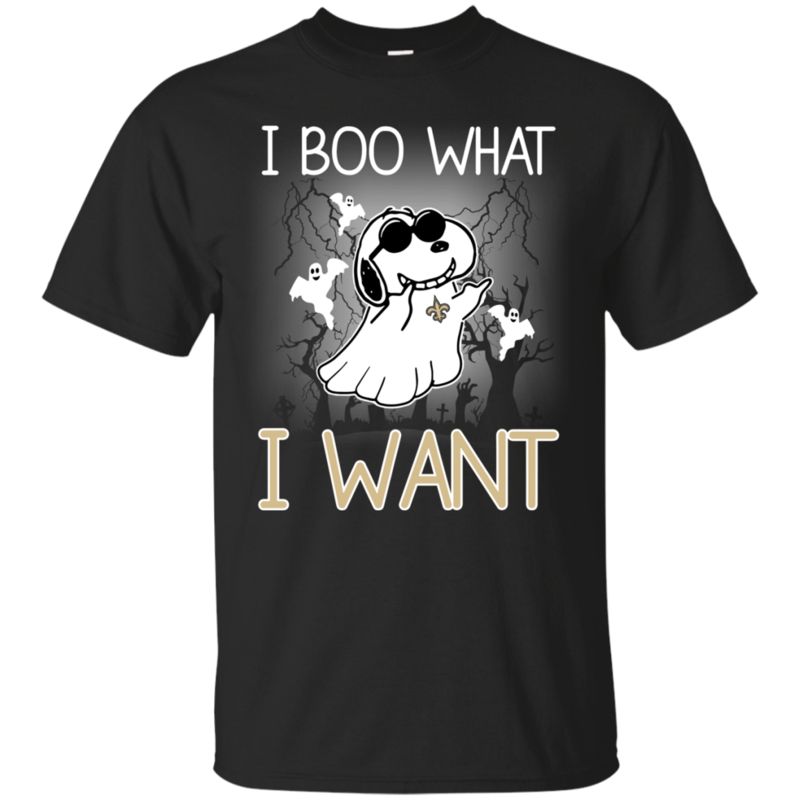 New Orleans Saints Halloween Snoopy Shirts Boo What I Want