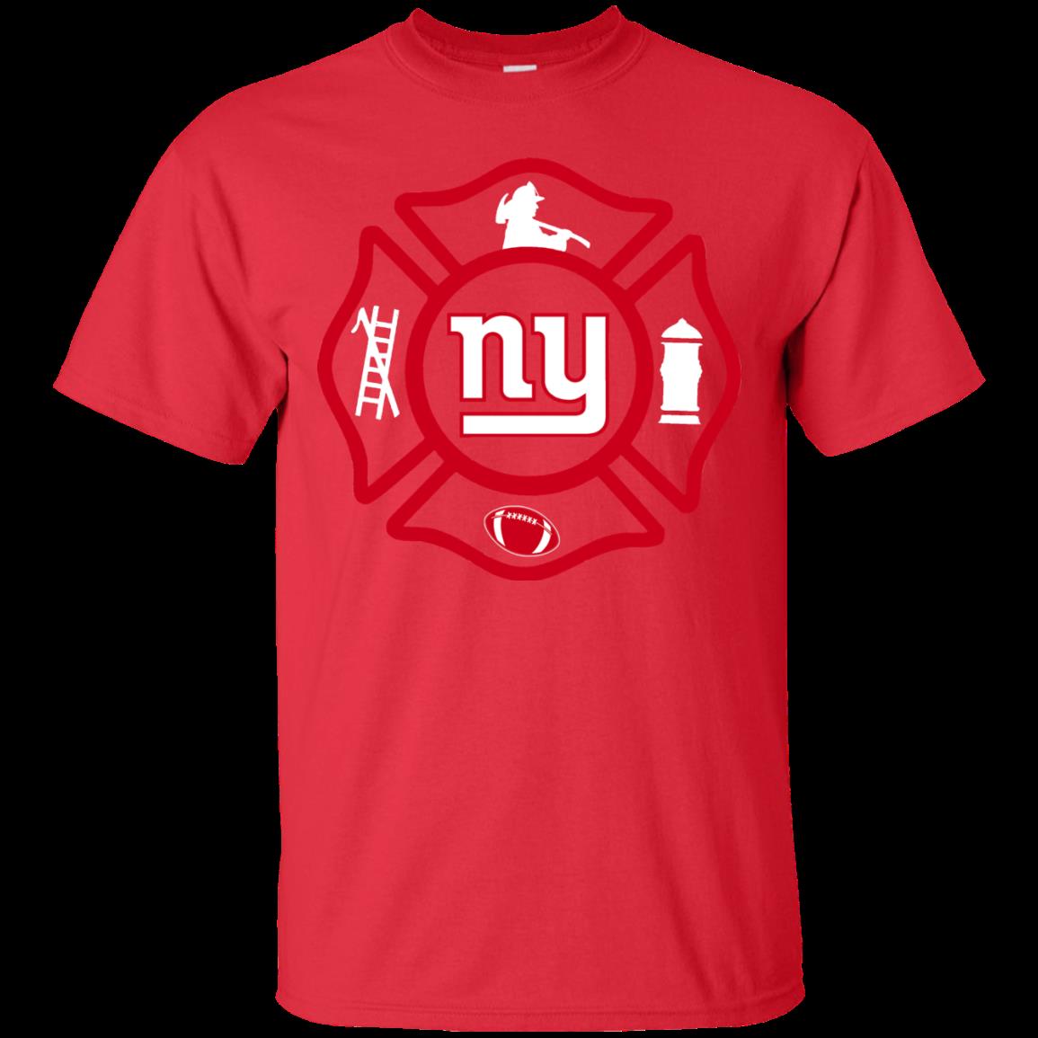 Youth Royal New York Giants Logo Allover Print Long Sleeve T-Shirt