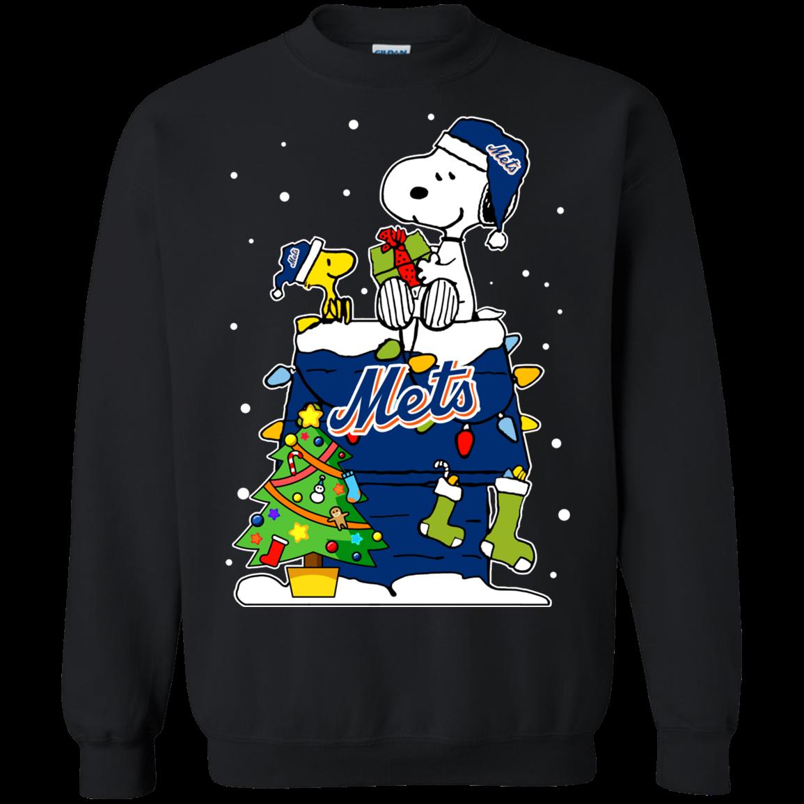 Gildan New York Mets Logo Pullover Hoodie Ash L