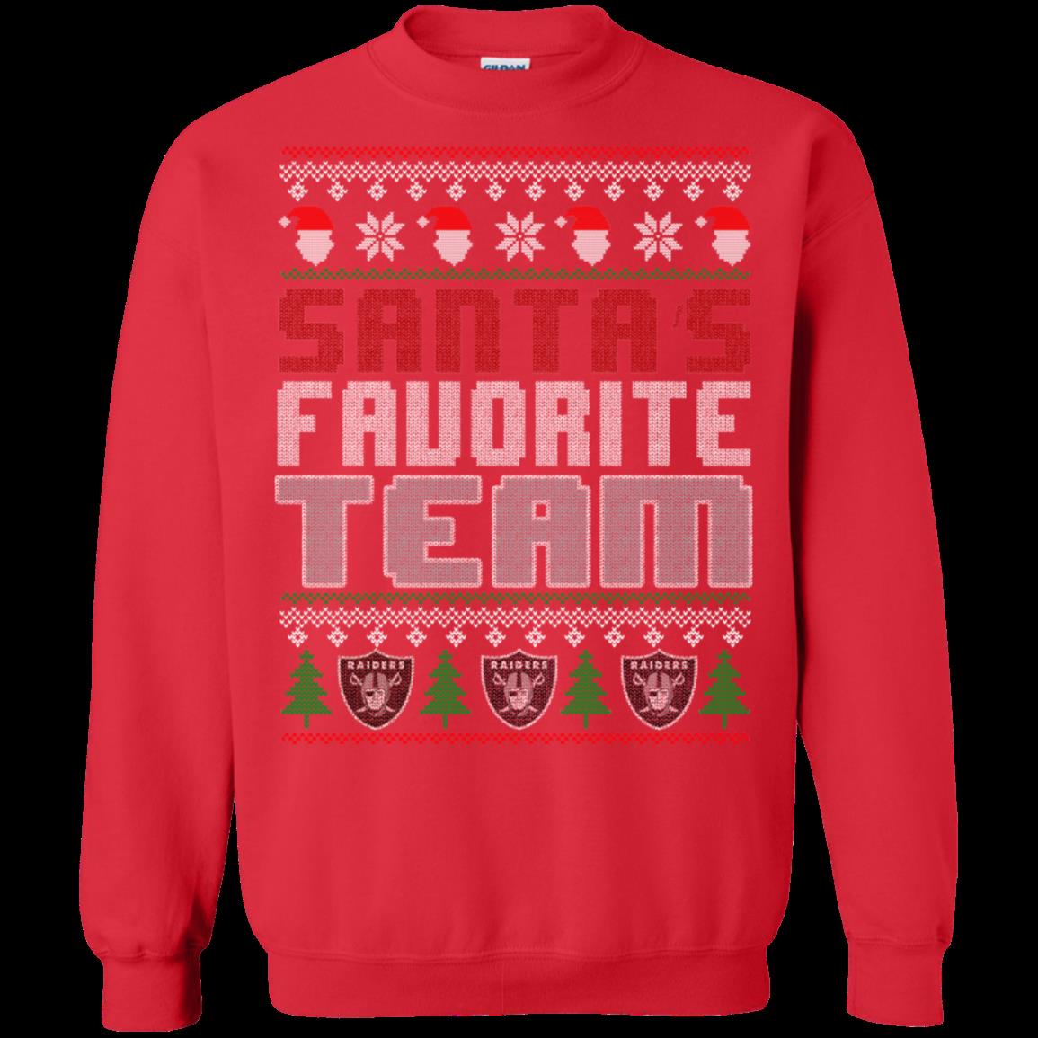 raiders christmas sweater
