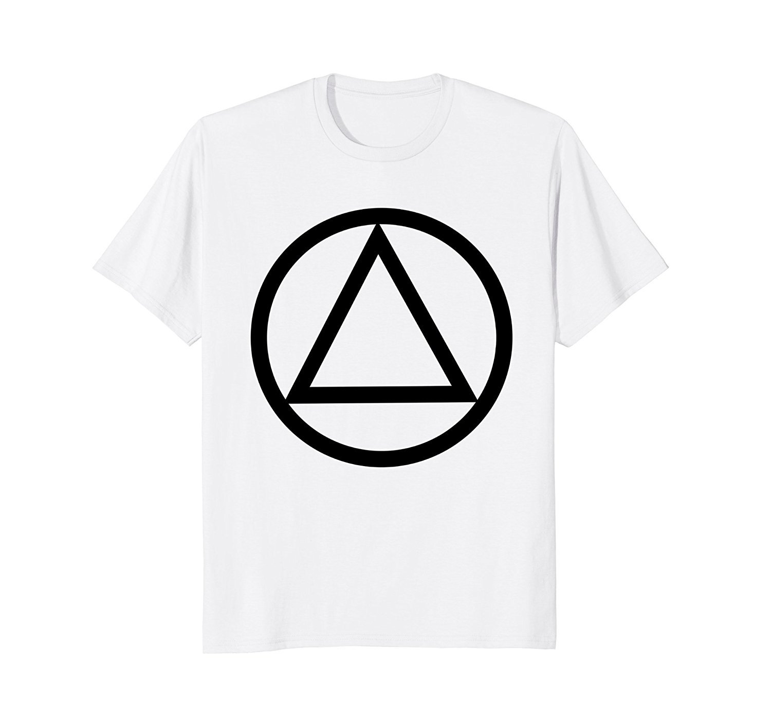 AA Sobriety Logo Triangle Symbol Classic Simple Logo T-Shirt funny ...