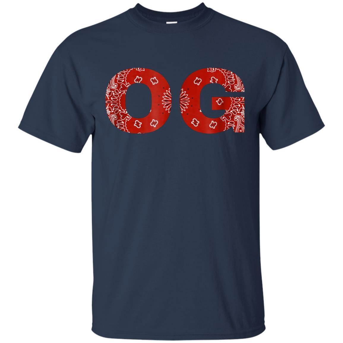 Og T Shirts For Men Shirt Original Gangster Bandana Print funny shirts