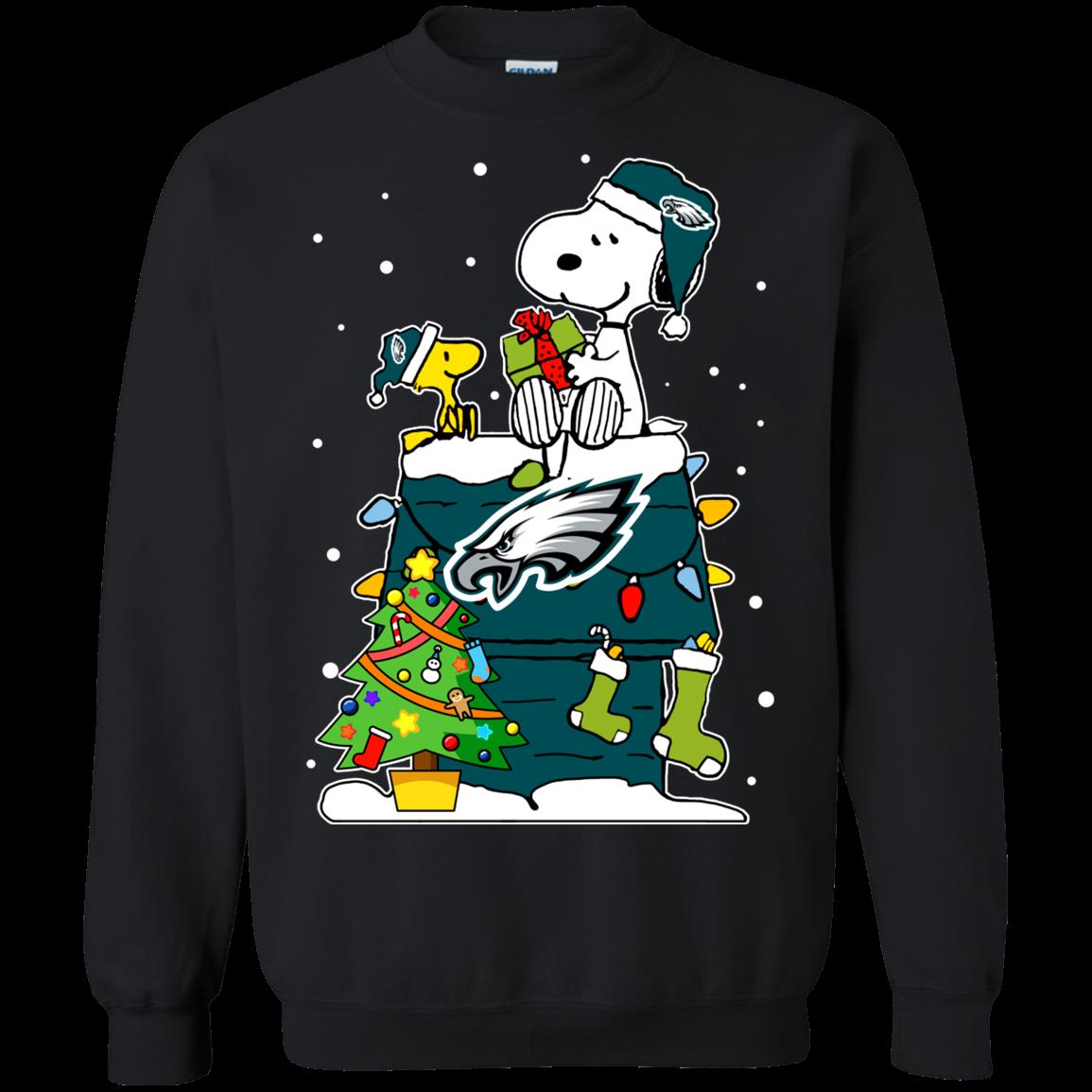 NFL Philadelphia Eagles Snoopy Ugly Sweater - T-shirts Low Price