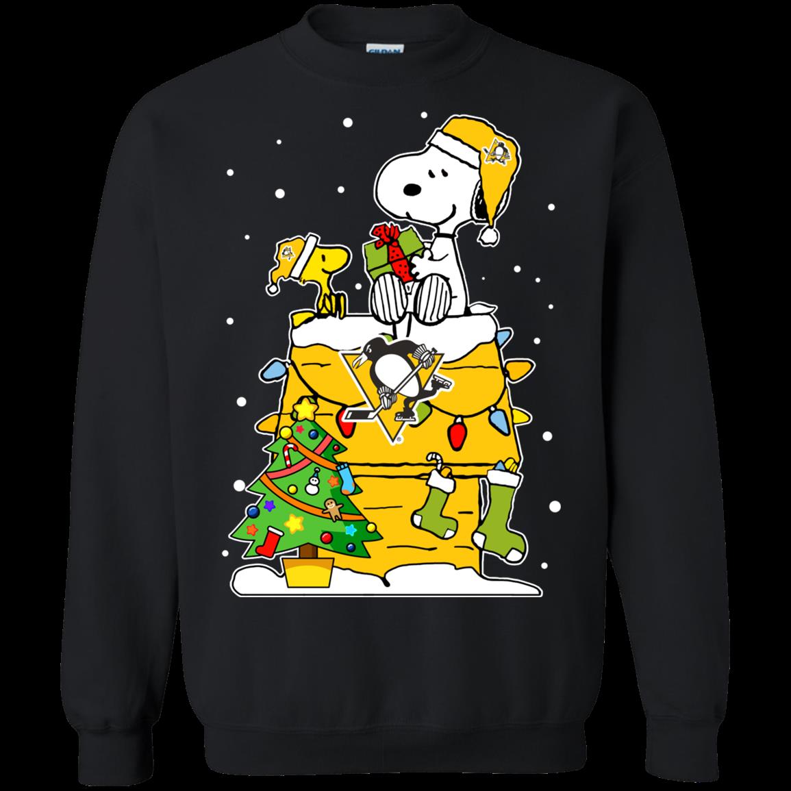 Pittsburgh Penguins Ugly Christmas Sweaters Snoopy Hoodies Sweatshirts