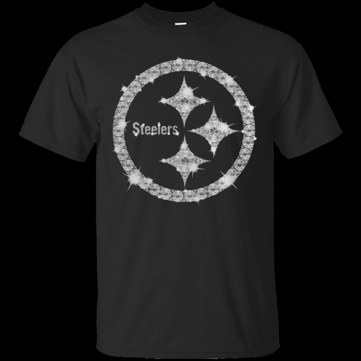 Mfamilygift Pittsburgh Steelers Bling Shirt Hoodie Funny Shirts, Gift Shirts, Tshirt, Hoodie, Sweatshirt , Long Sleeve, Youth, Graphic Tee