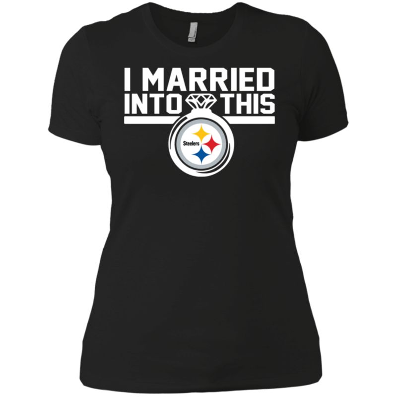 Pittsburgh Steelers I Married Into This Shirt Ladies' Boyfriend