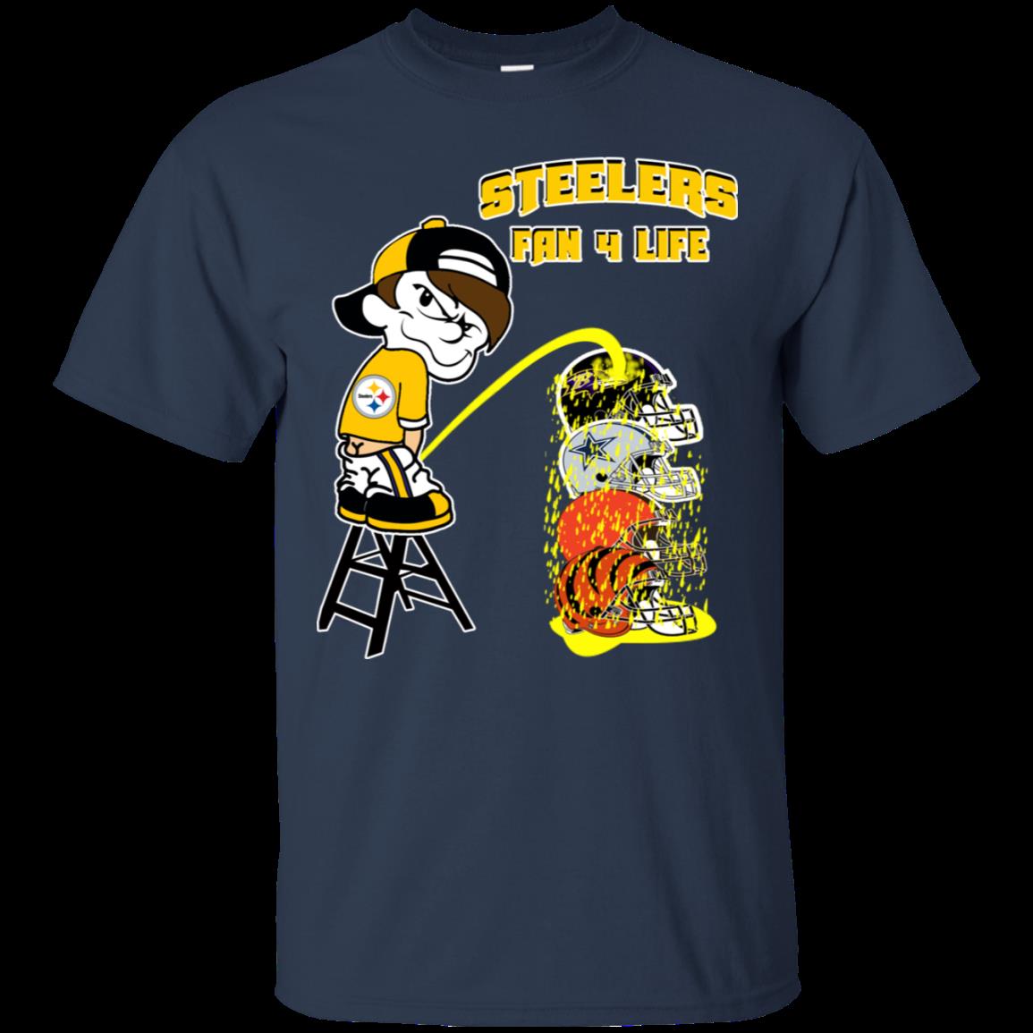 Pittsburgh Steelers Shirts Fan 4 Life funny shirts gift shirts