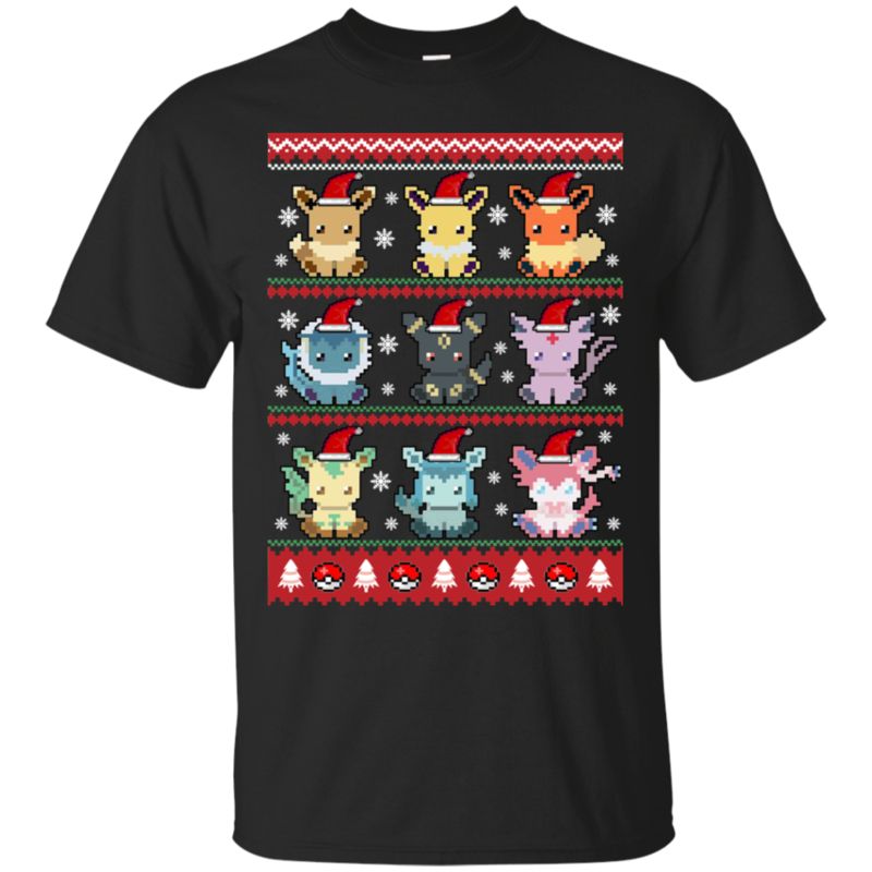 Eevee Christmas Pokemon Ugly Christmas Sweater Funny Gift Ideas