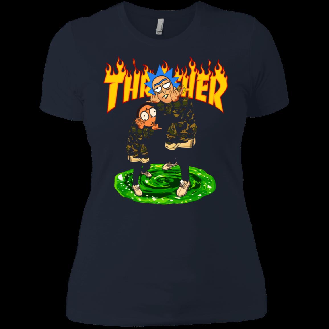 Thrasher shirt rick outlet and morty