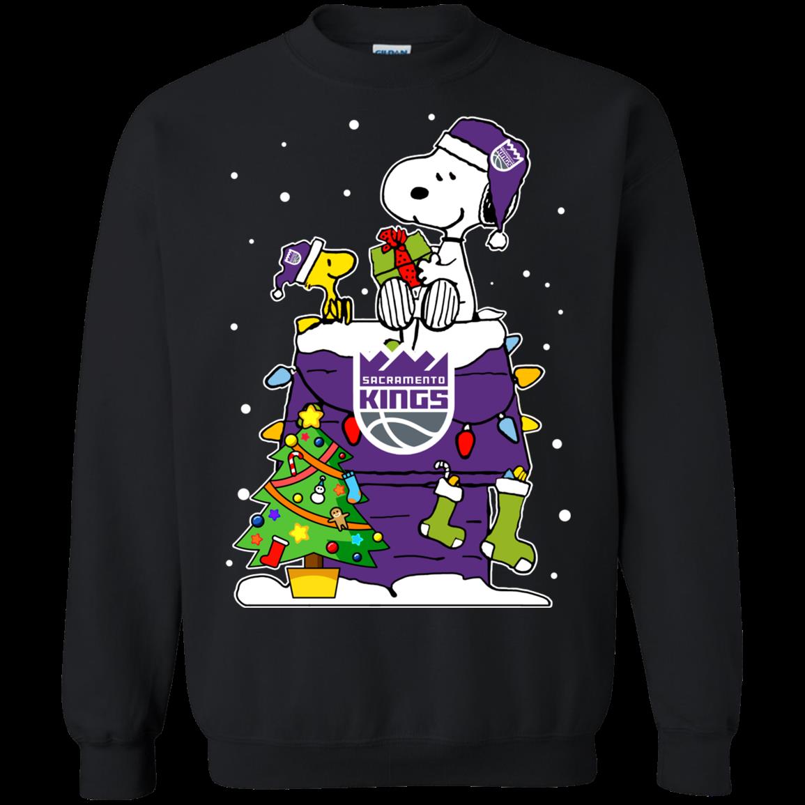 Sacramento Kings Ugly Christmas Sweaters Snoopy Hoodies Sweatshirts