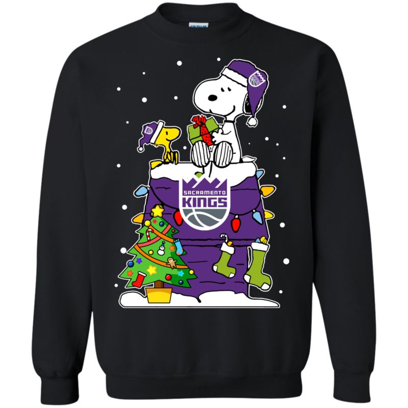 Sacramento Kings Ugly Christmas Sweaters Snoopy T Shirt Hoodies Sweatshirt