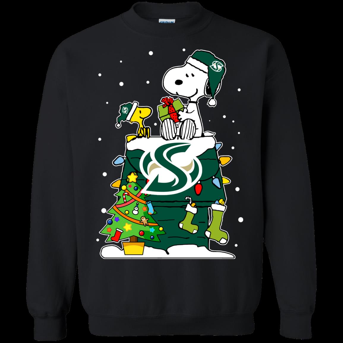 Sacramento State Hornets Ugly Christmas Sweaters Snoopy T Shirt Hoodies Sweatshirt