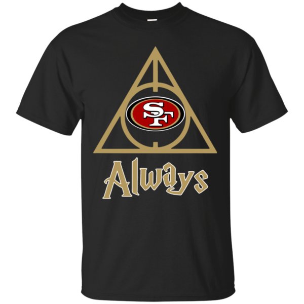 San Francisco 49Ers Always Harry Potter Deathly Hallows Cotton Shirt