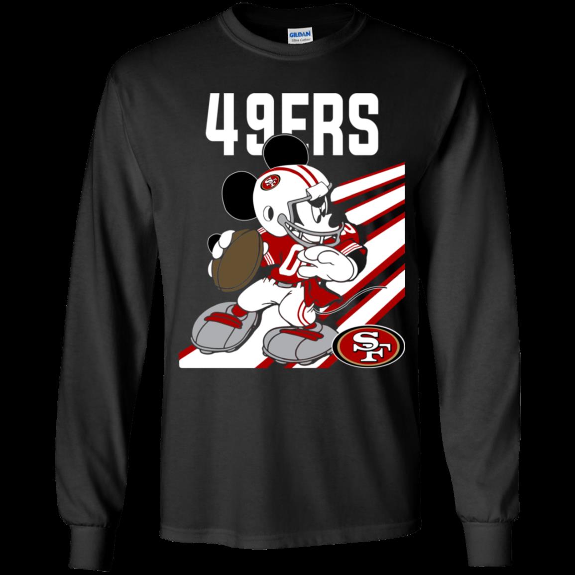 I Love The 49ers Mickey Mouse San Francisco 49ers Youth T-Shirt 