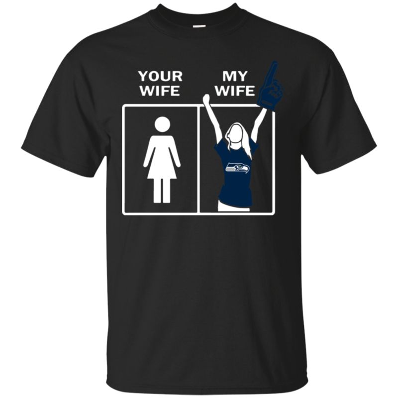 Seattle Seahawks Wife Husband Shirts Your Wife My Wife