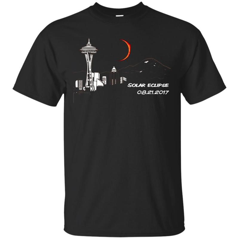 Seattle, Wa Solar Eclipse Shirt August 21, 2017