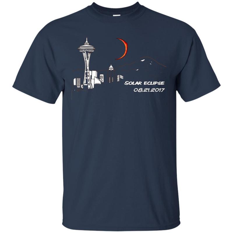 Seattle, Wa Solar Eclipse Shirt August 21, 2017 1