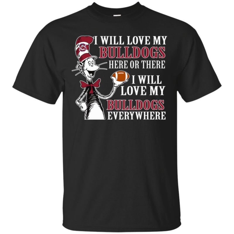 South Carolina State Bulldogs Cat In The Hat Shirts I Will Love Everywhere