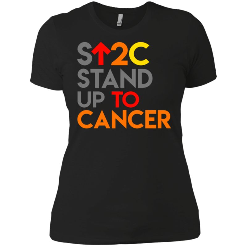 Stand Up To Cancer T Shirt Ladies’ Boyfriend Shirt