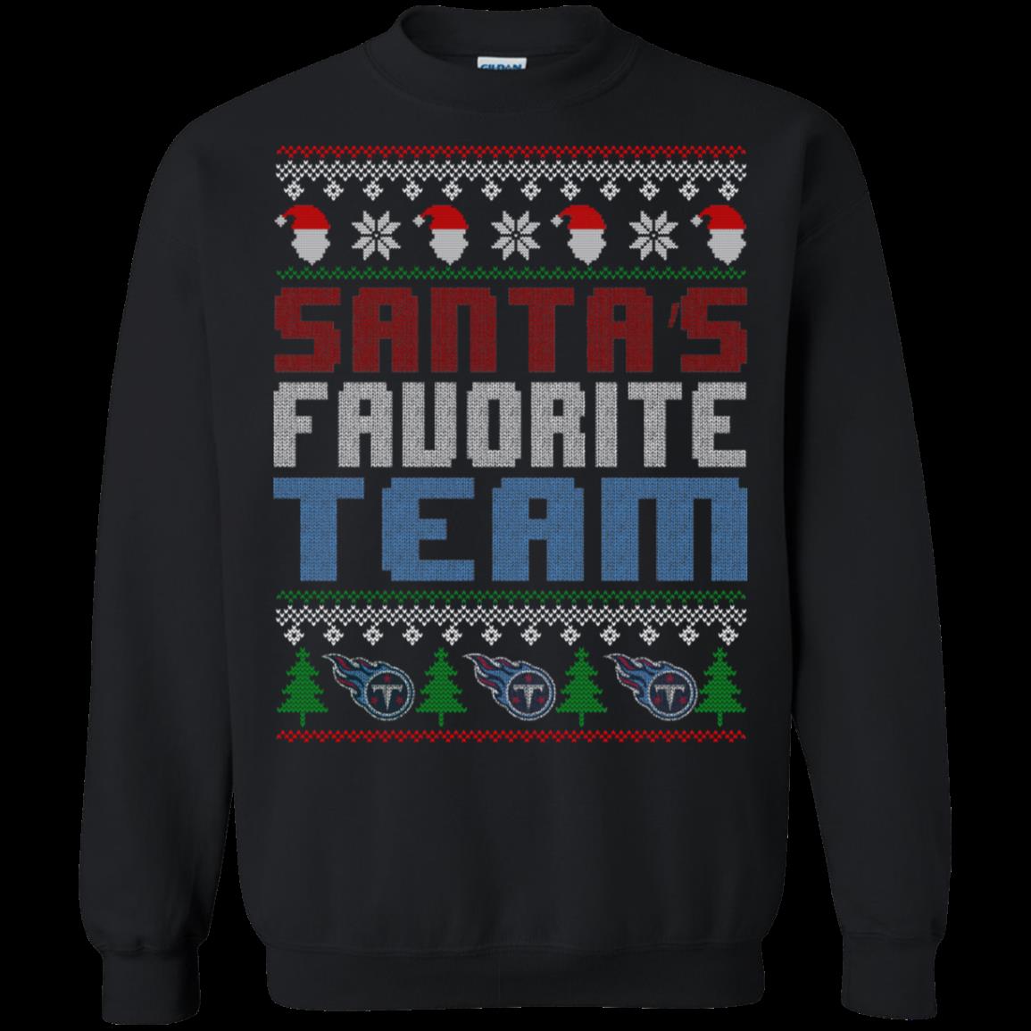 Tennessee Titans Ugly Christmas Sweater Santa Favorite Team funny
